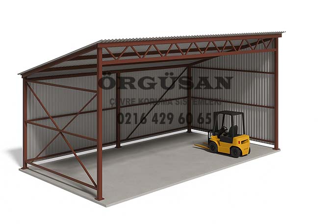 SUNDURMA SAÇAK HANGAR YAPIMI ÖRGÜSAN